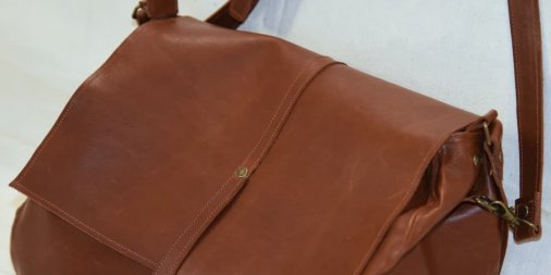 Sac Bandoulière STEPHANIE BOIS - Petit Modèle, Neuf (Sans Étiquettes)